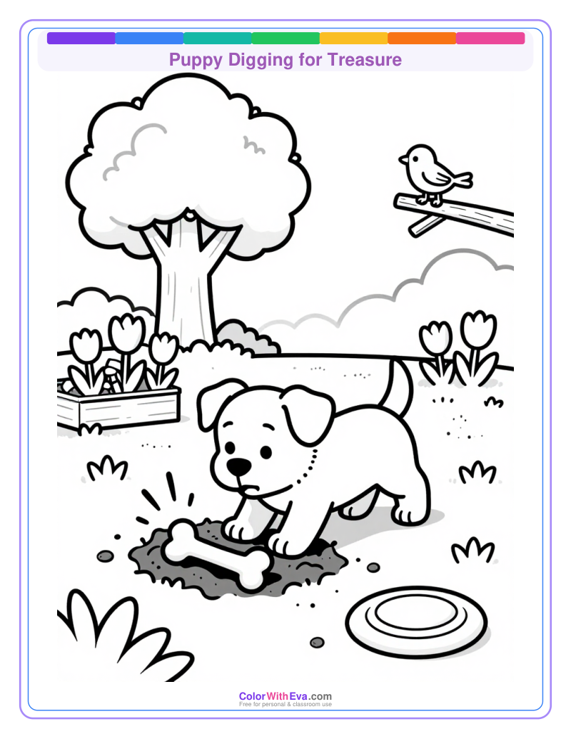 Puppy Digging for Treasure preview