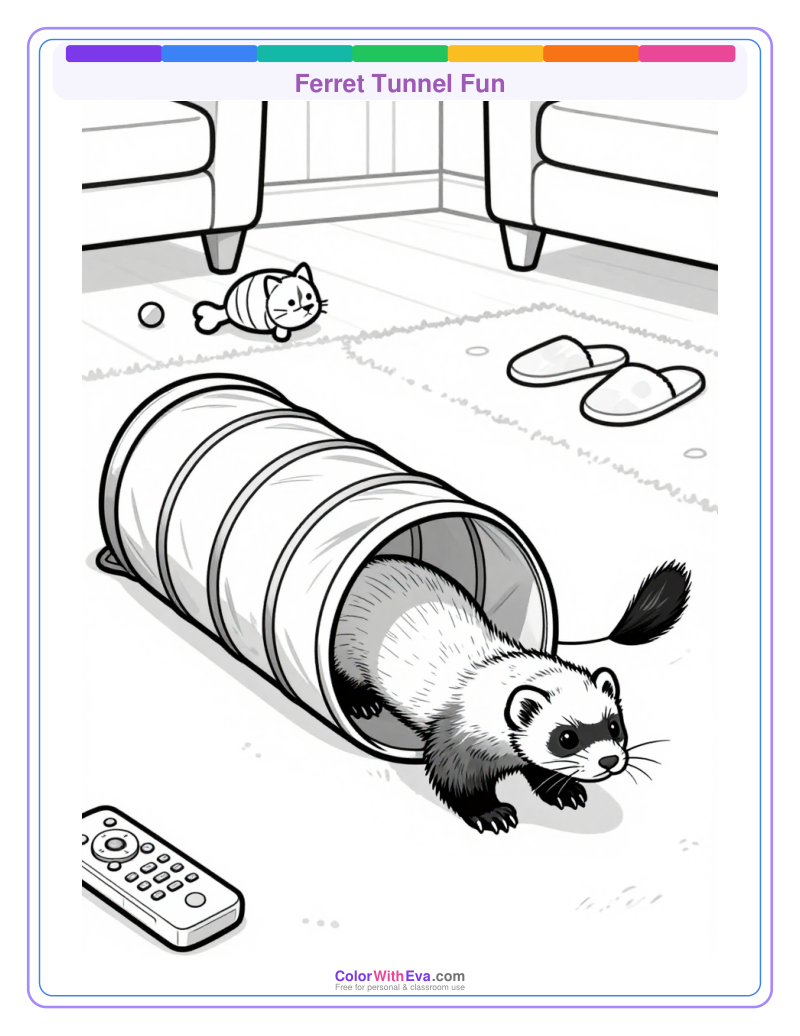 Ferret Tunnel Fun preview