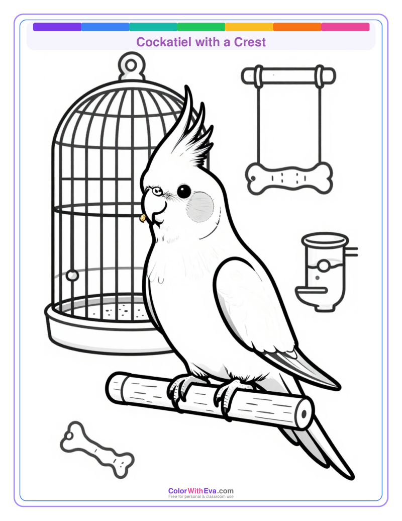 Cockatiel with a Crest preview