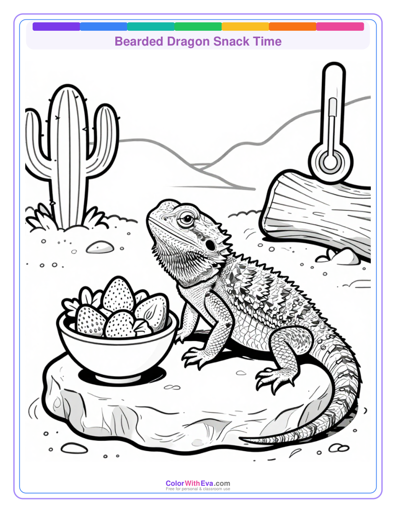 Bearded Dragon Snack Time preview