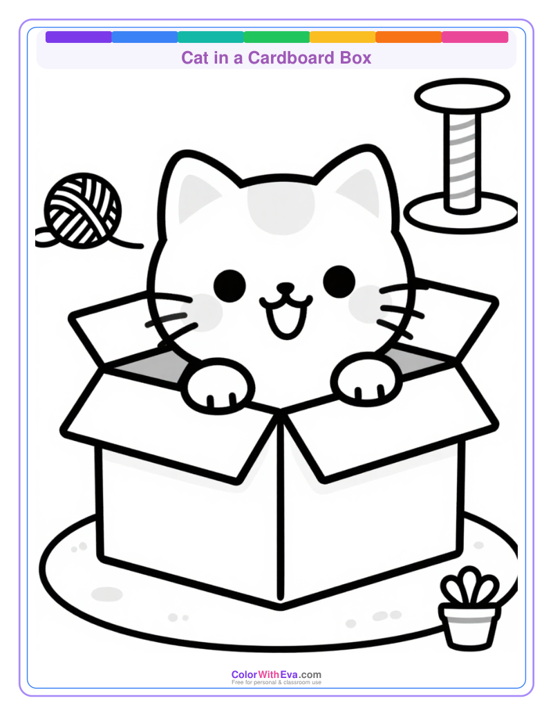 Cat in a Cardboard Box preview