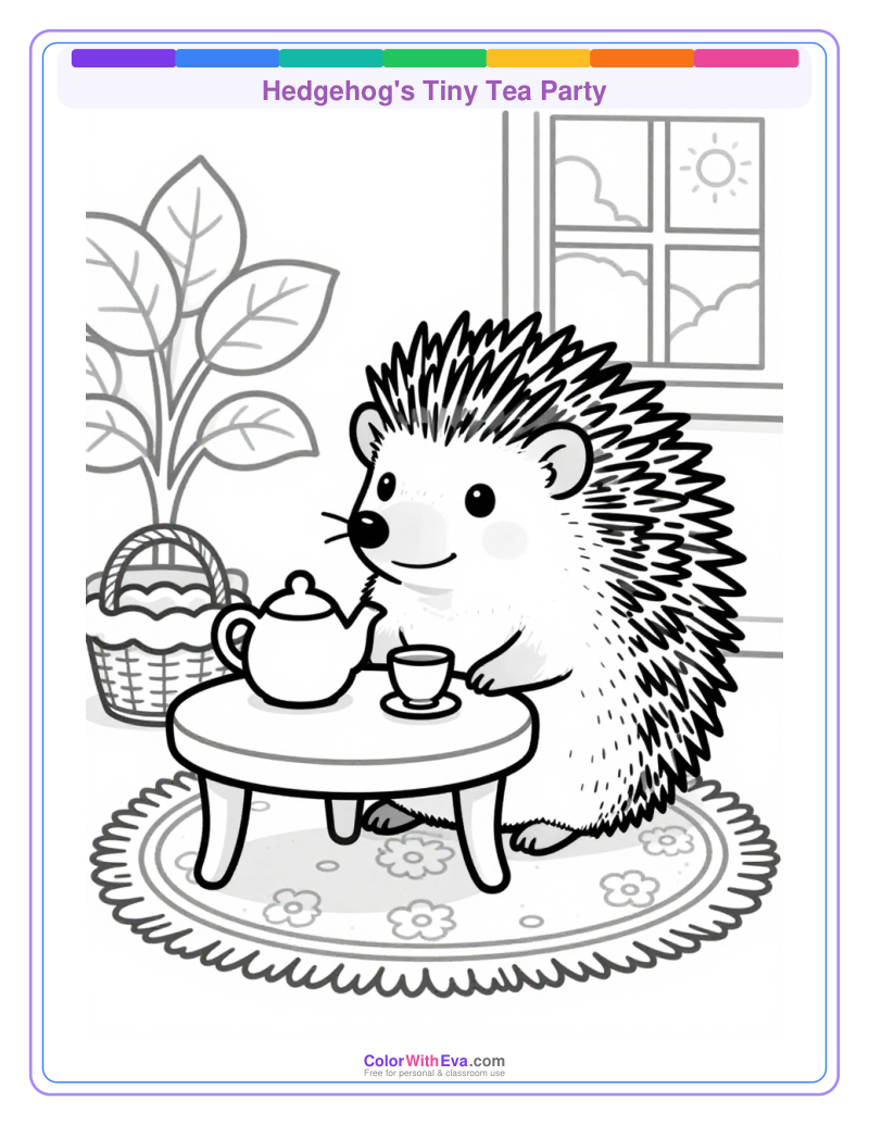 Hedgehog's Tiny Tea Party preview