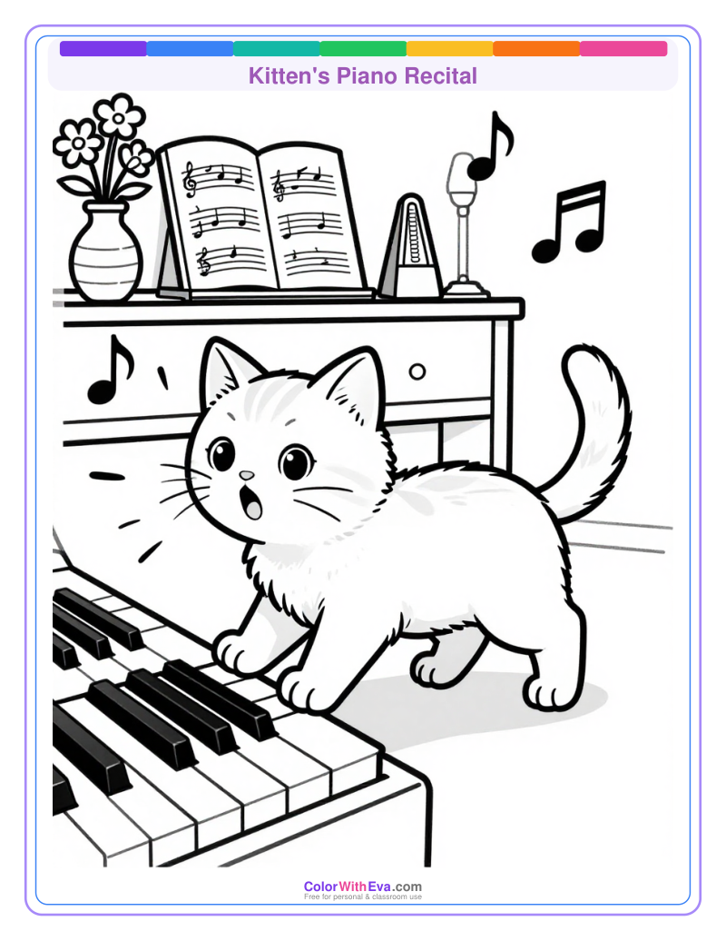 Kitten's Piano Recital preview