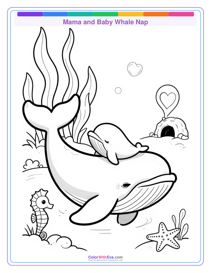 Mama and Baby Whale Nap thumbnail