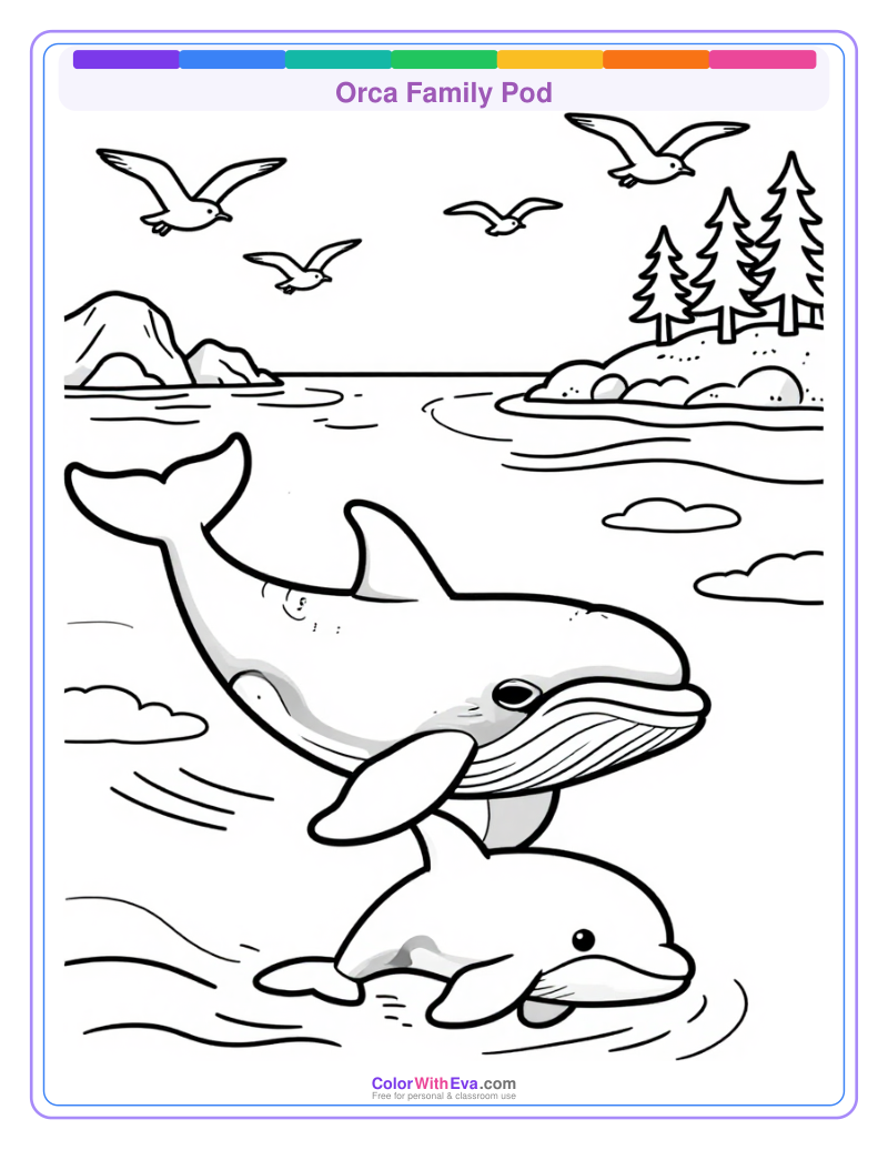 Orca Family Pod preview