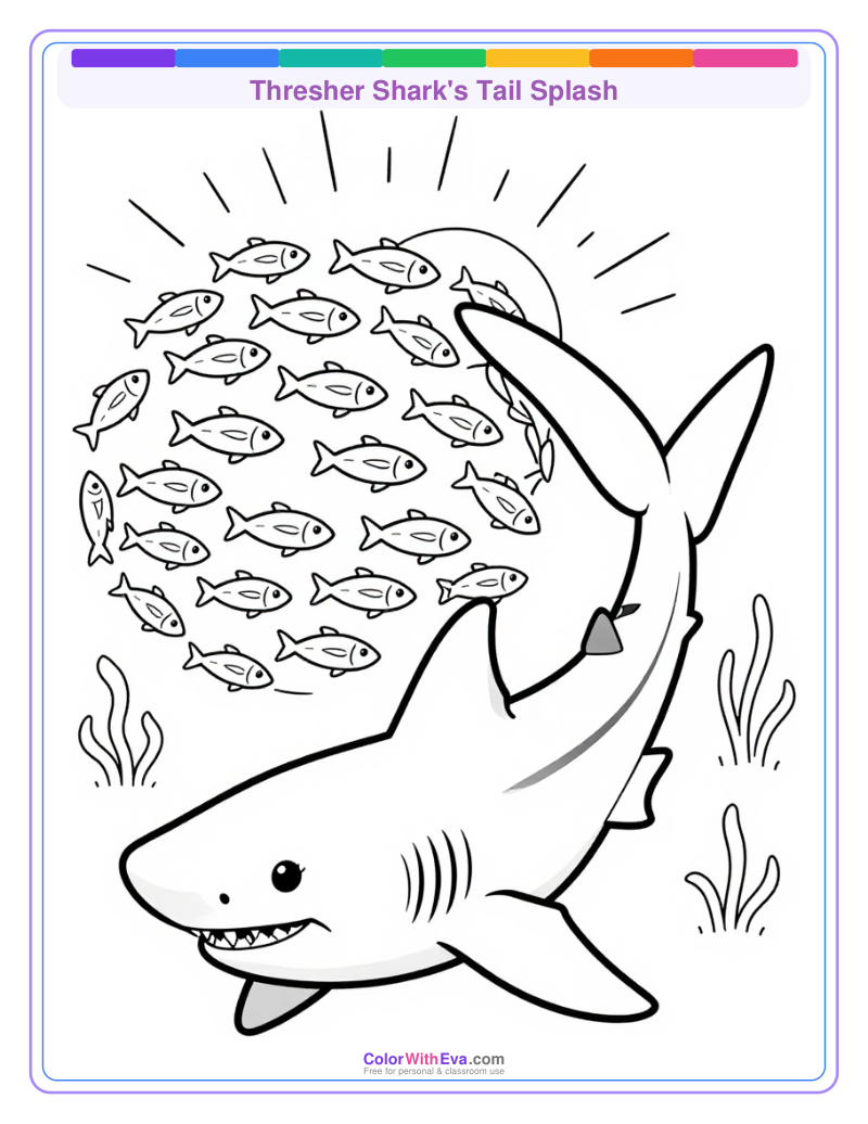 Thresher Shark's Tail Splash preview