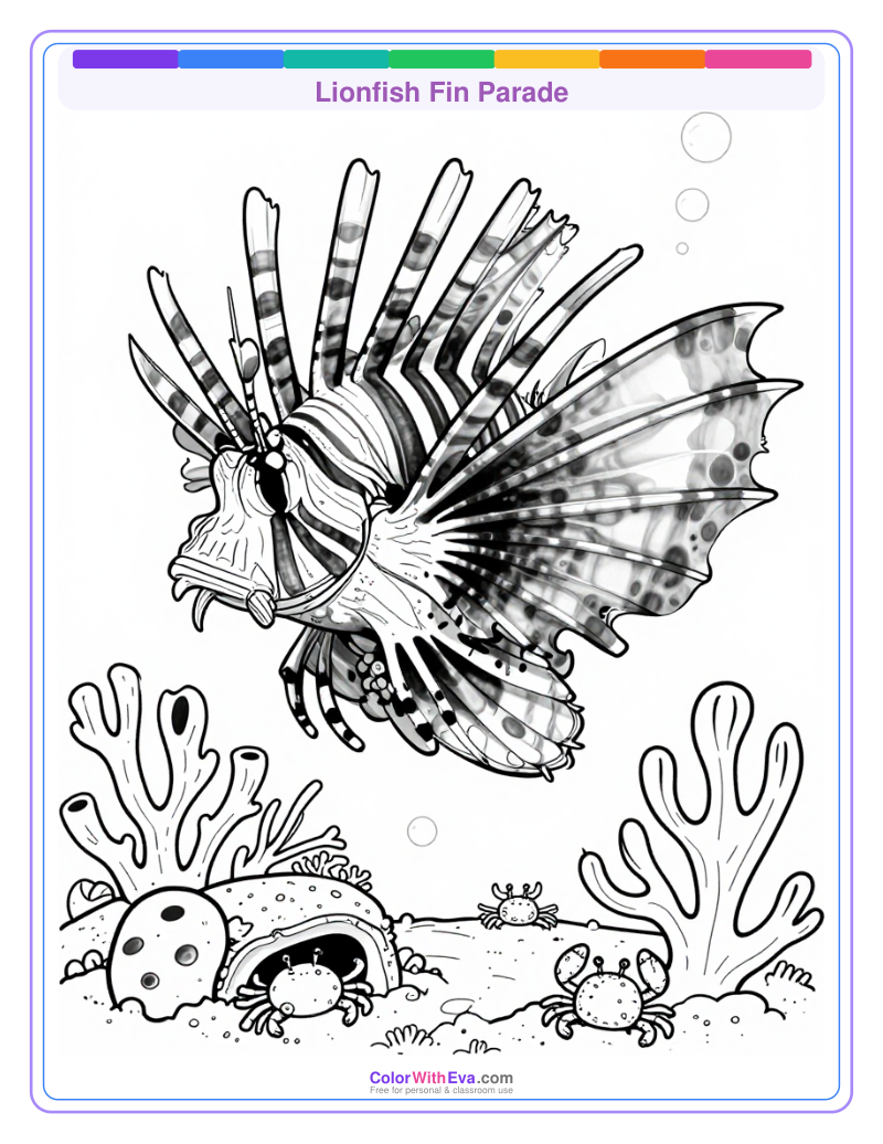Lionfish Fin Parade preview