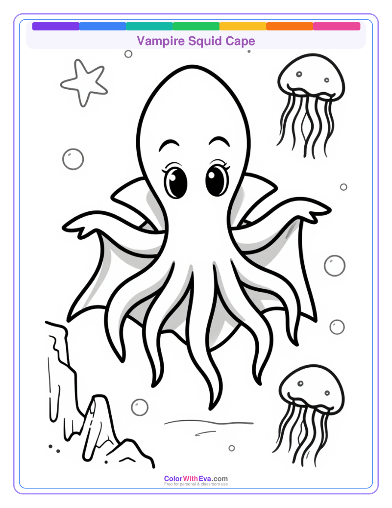 Vampire Squid Cape preview