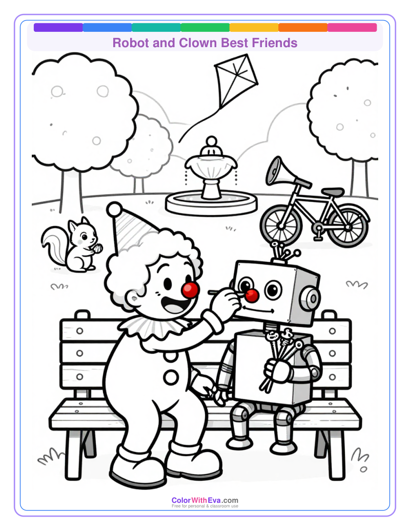 Robot and Clown Best Friends thumbnail