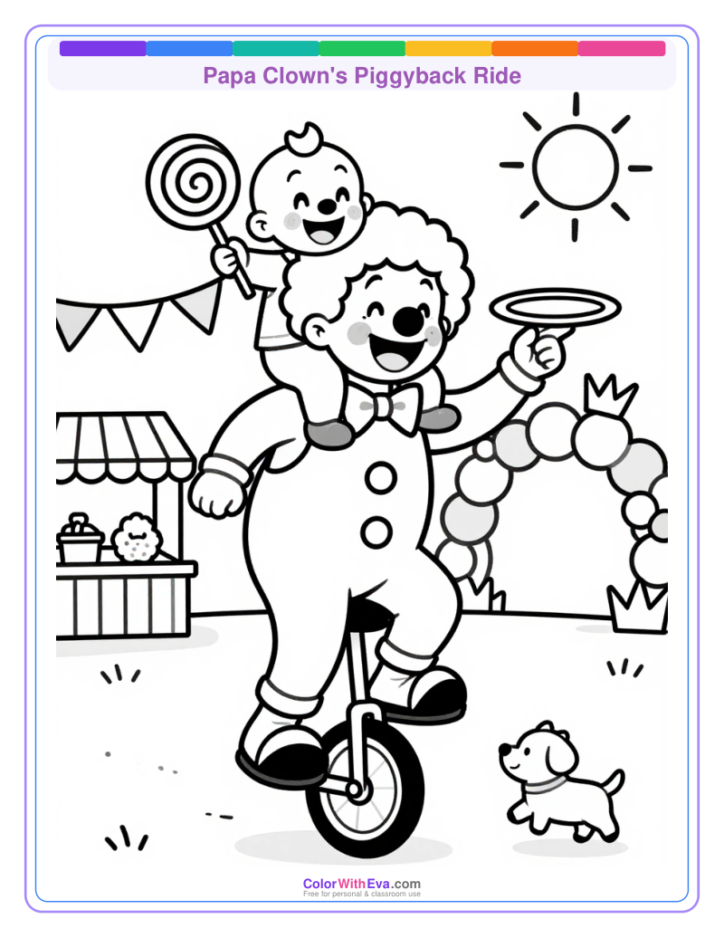 Papa Clown's Piggyback Ride thumbnail