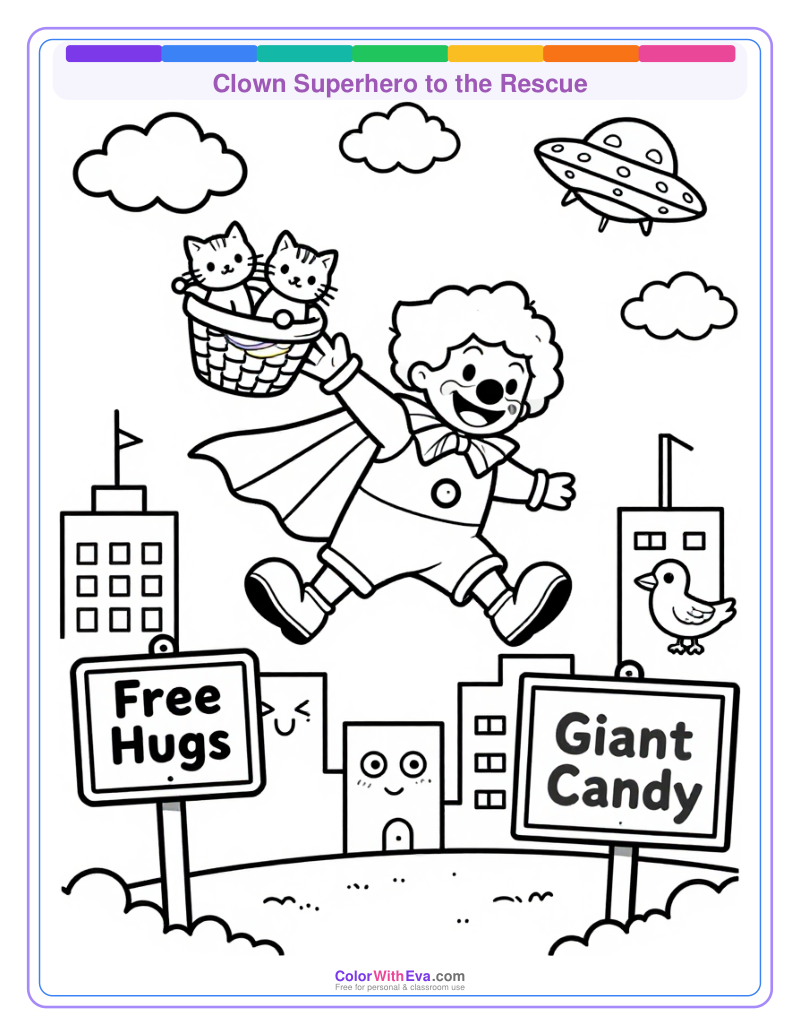 Clown Superhero to the Rescue thumbnail