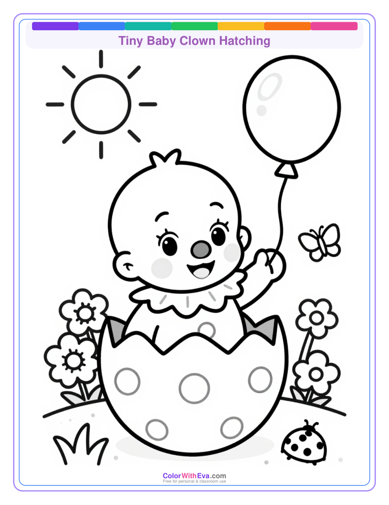 Tiny Baby Clown Hatching thumbnail