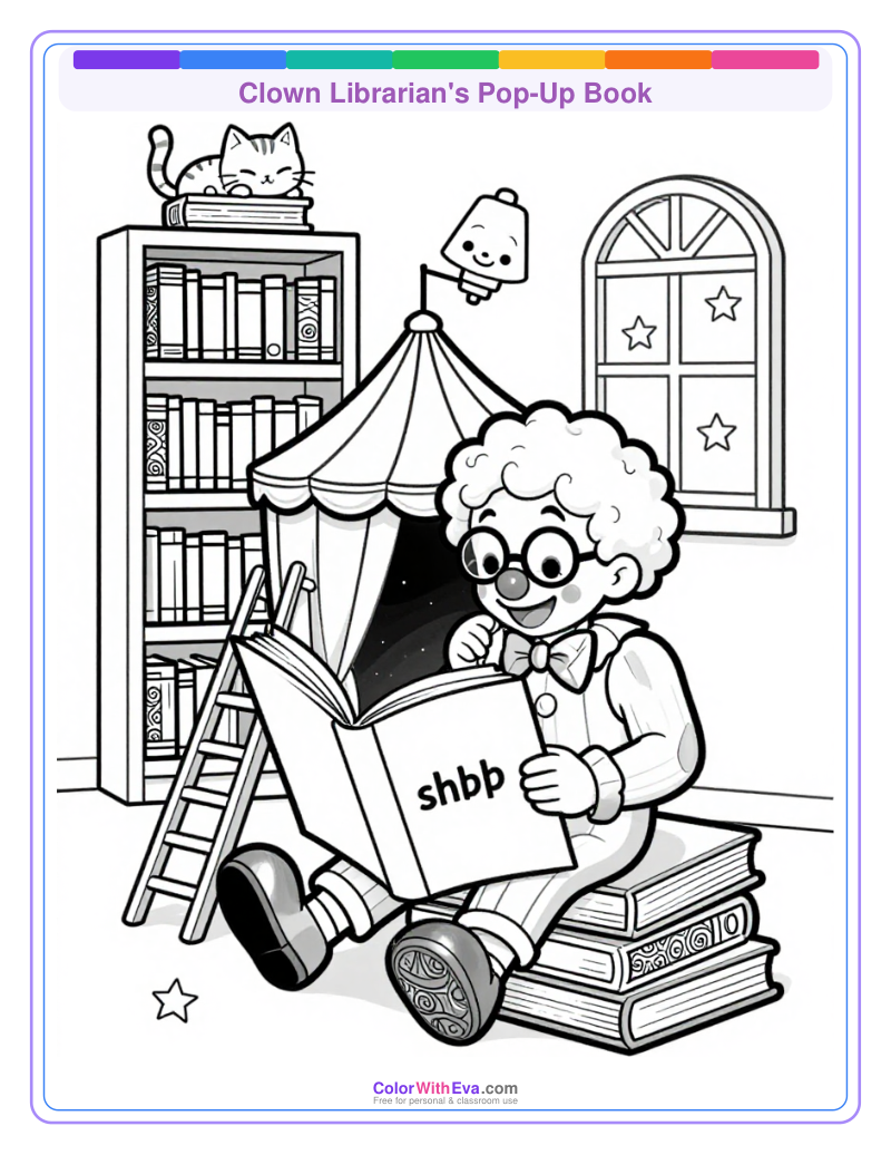 Clown Librarian's Pop-Up Book thumbnail