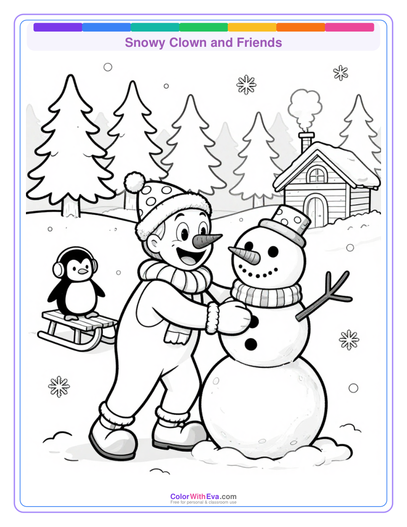 Snowy Clown and Friends thumbnail