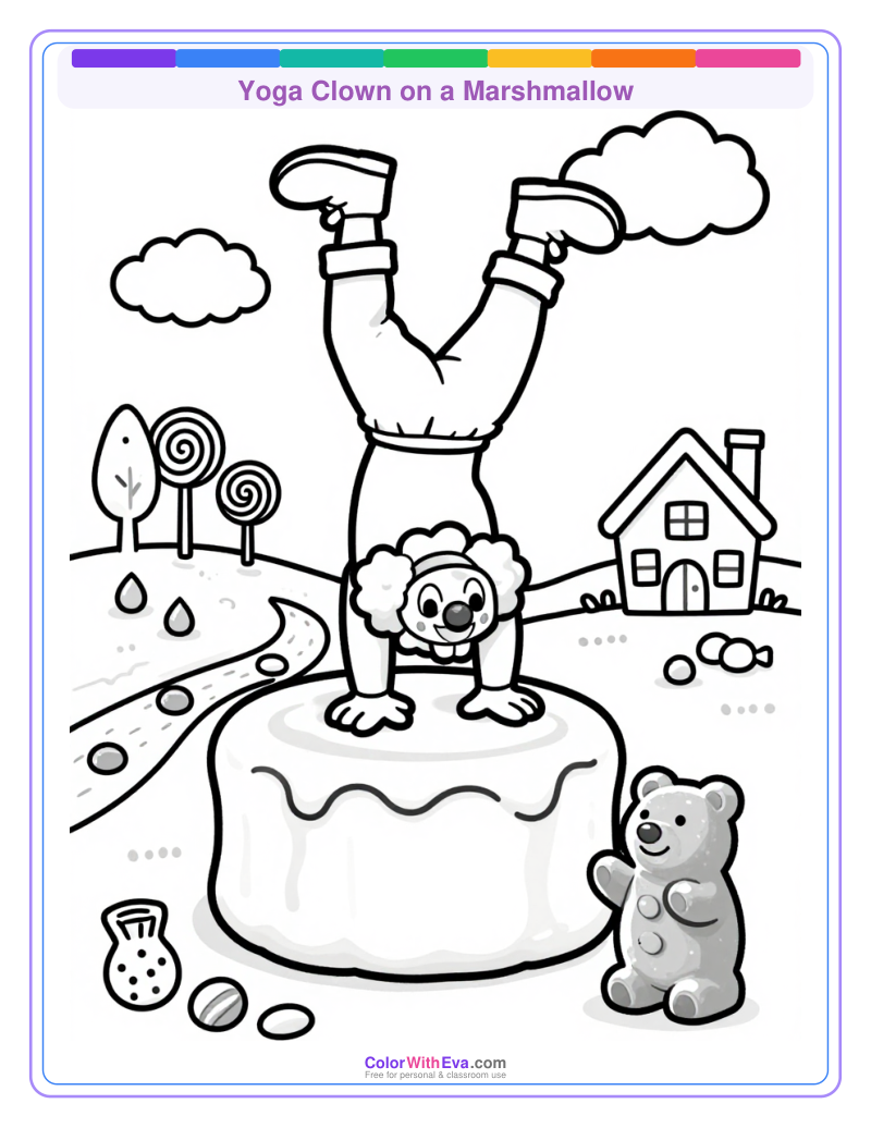 Yoga Clown on a Marshmallow thumbnail