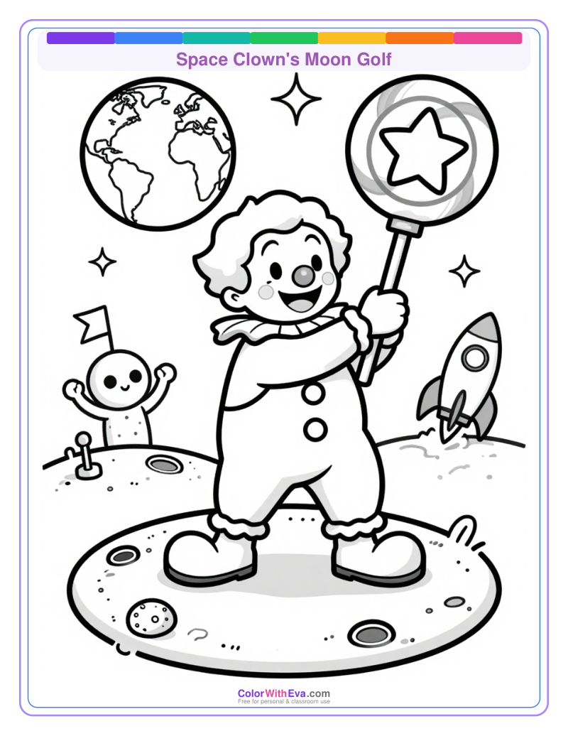 Space Clown's Moon Golf thumbnail