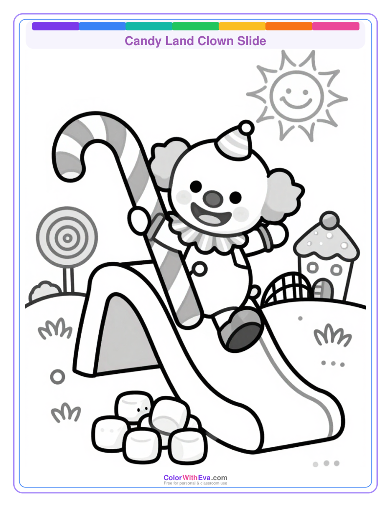 Candy Land Clown Slide thumbnail