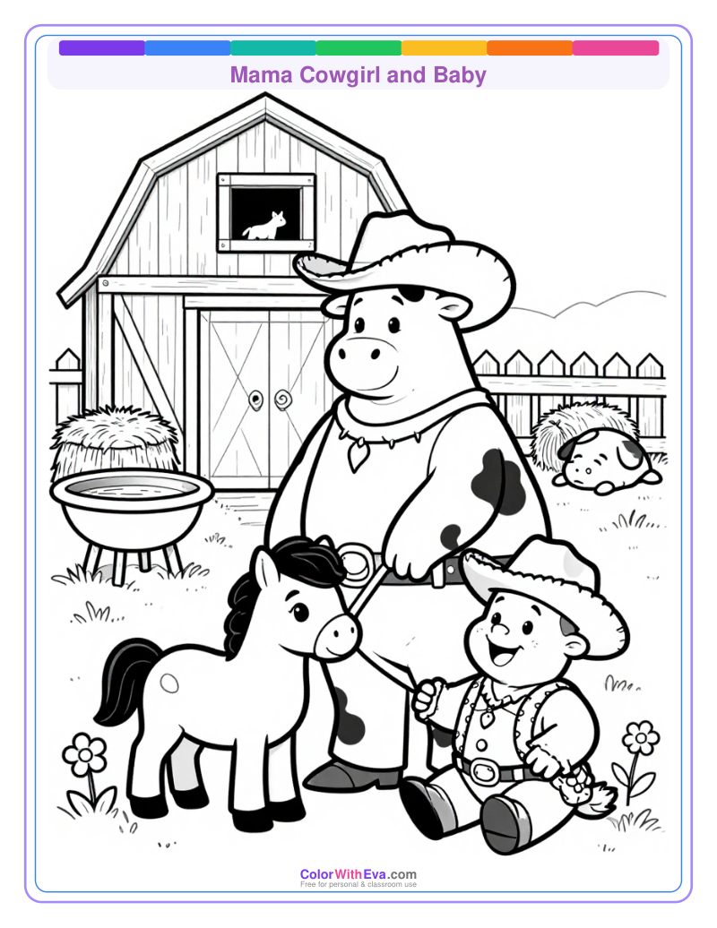 Mama Cowgirl and Baby thumbnail