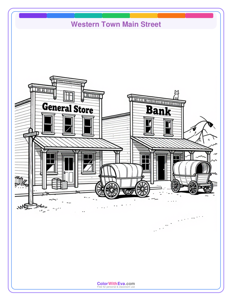 Western Town Main Street preview