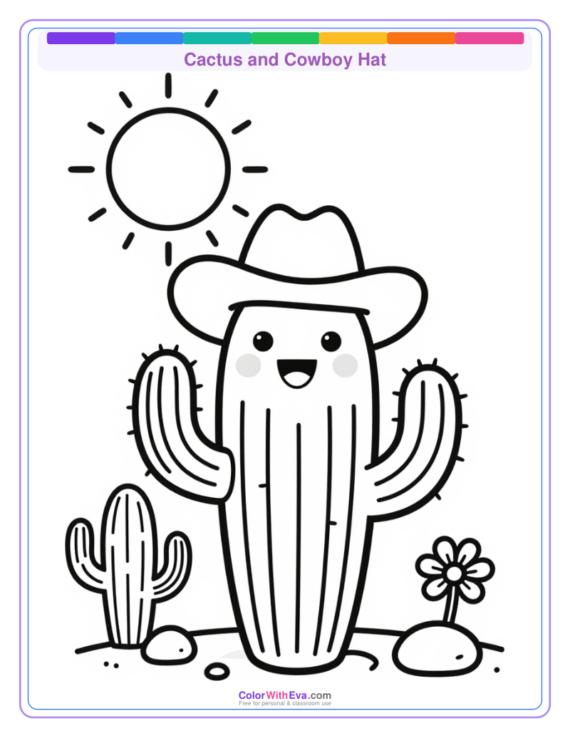 Cactus and Cowboy Hat preview