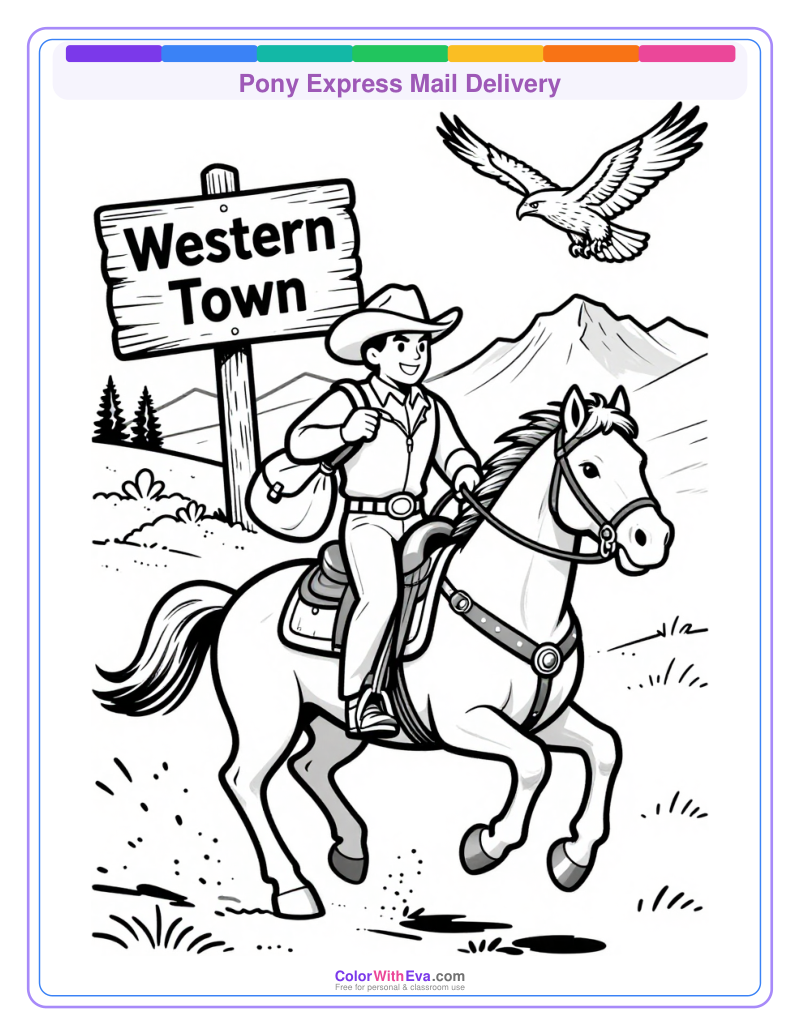 Pony Express Mail Delivery preview