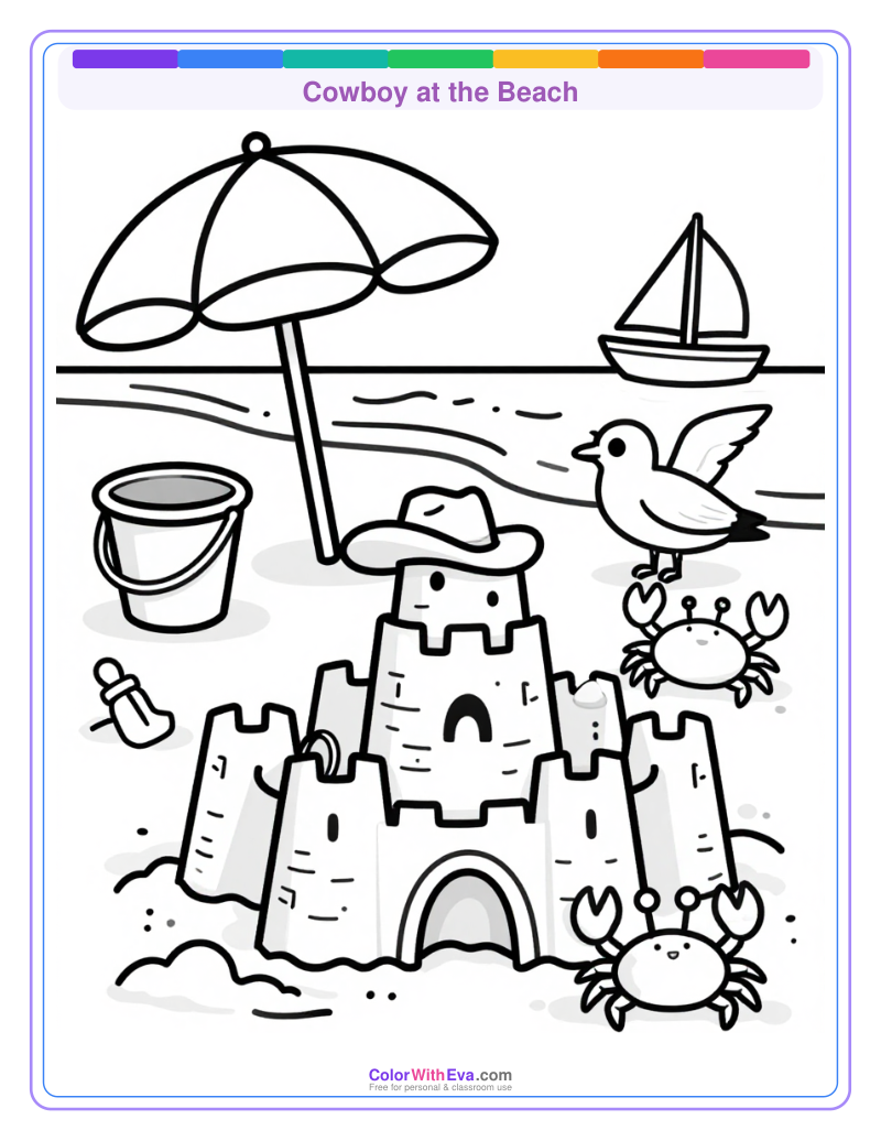 Cowboy at the Beach thumbnail