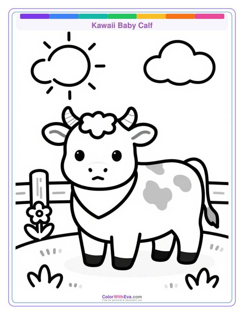 Kawaii Baby Calf preview