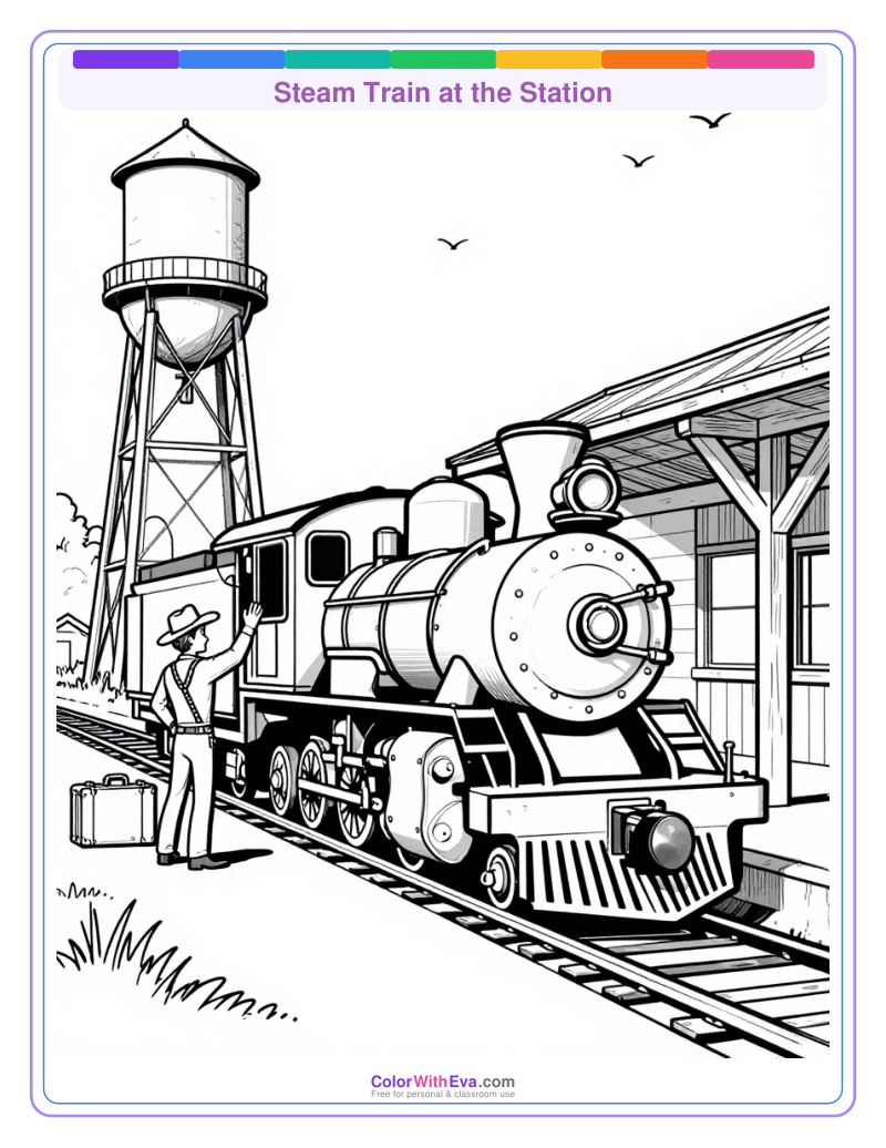 Steam Train at the Station preview