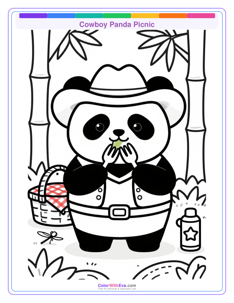 Cowboy Panda Picnic thumbnail