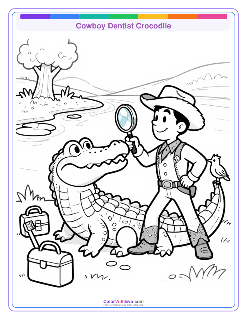 Cowboy Dentist Crocodile thumbnail