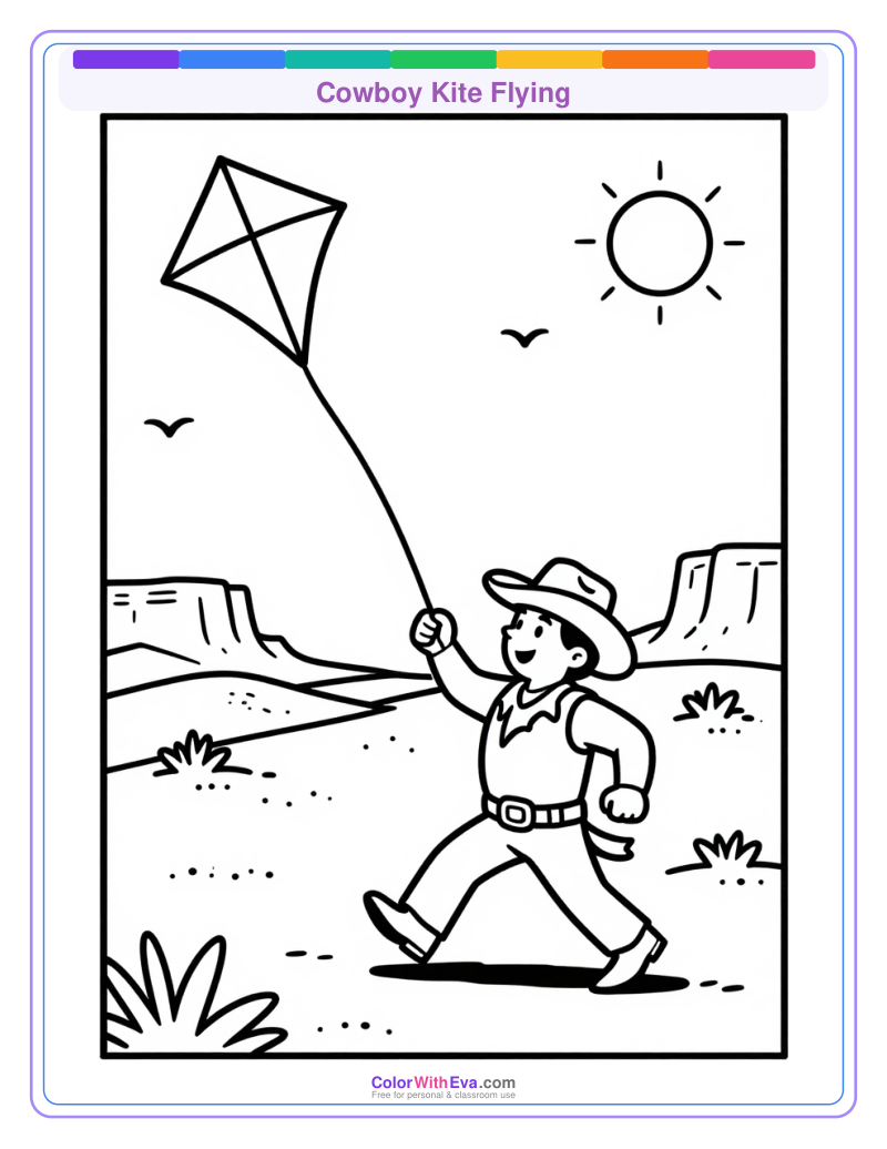 Cowboy Kite Flying preview