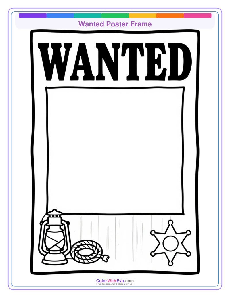 Wanted Poster Frame preview