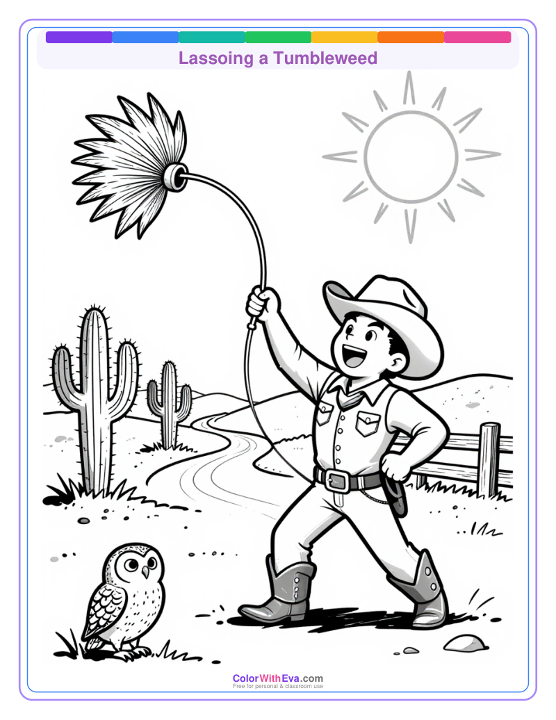 Lassoing a Tumbleweed preview
