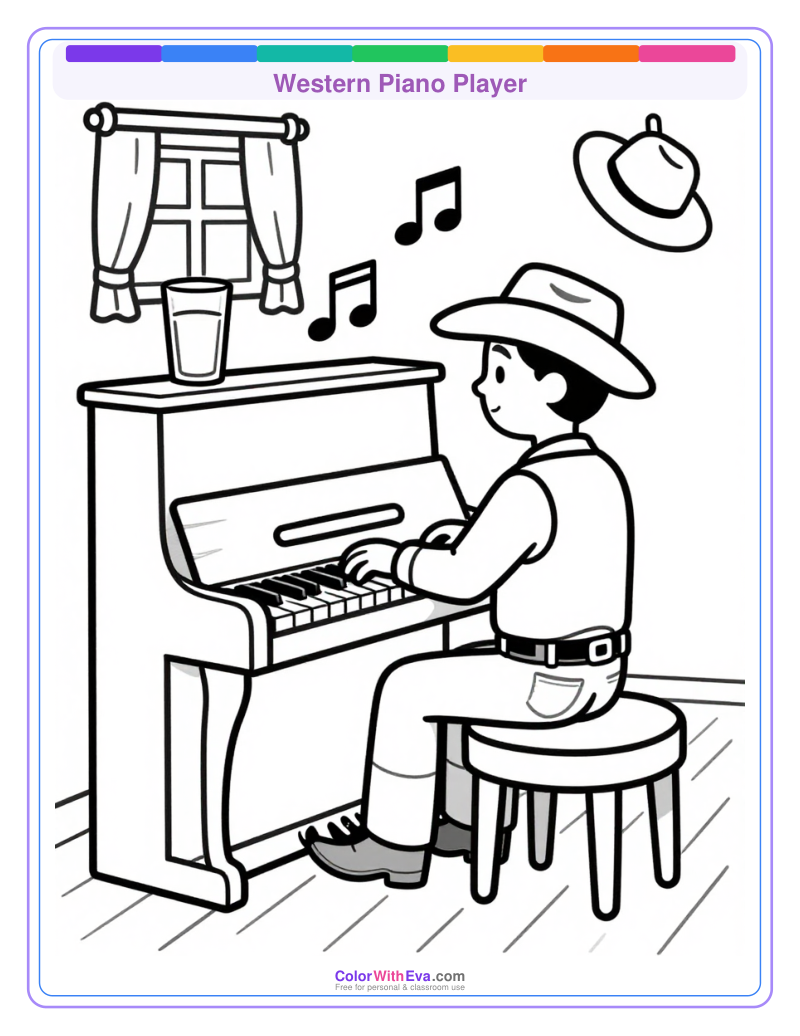 Western Piano Player preview