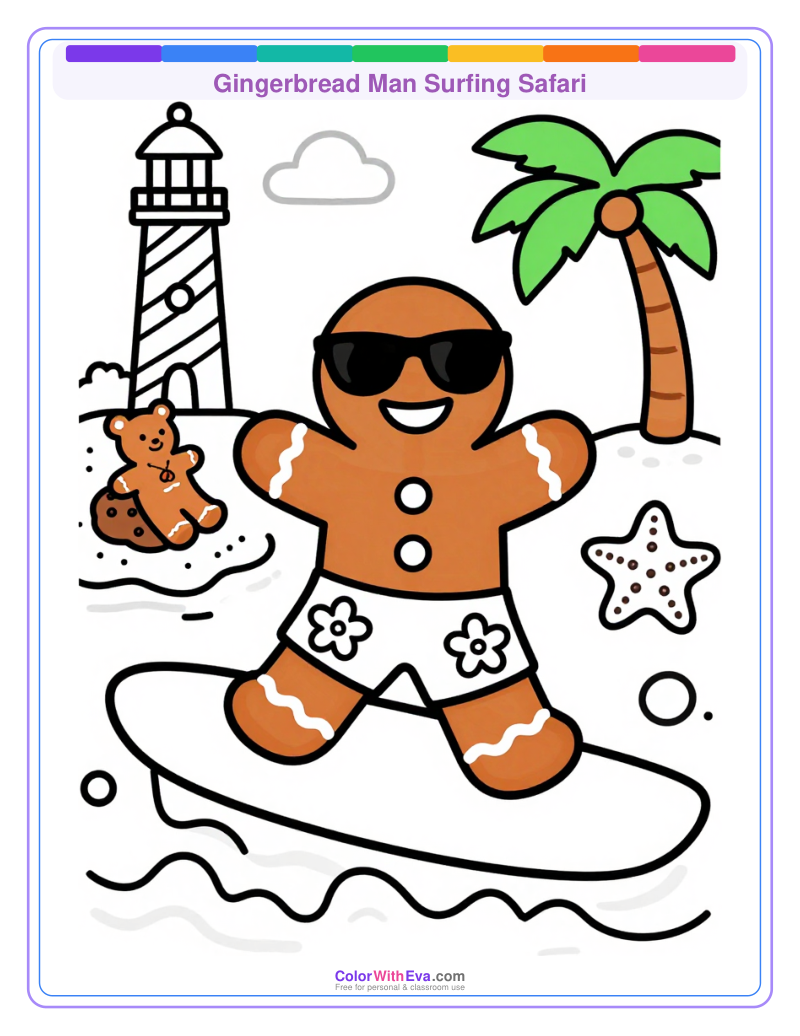 Gingerbread Man Surfing Safari thumbnail
