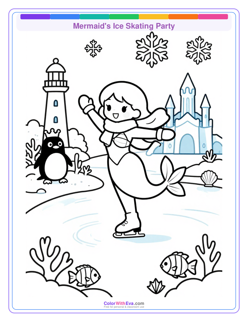 Mermaid's Ice Skating Party thumbnail