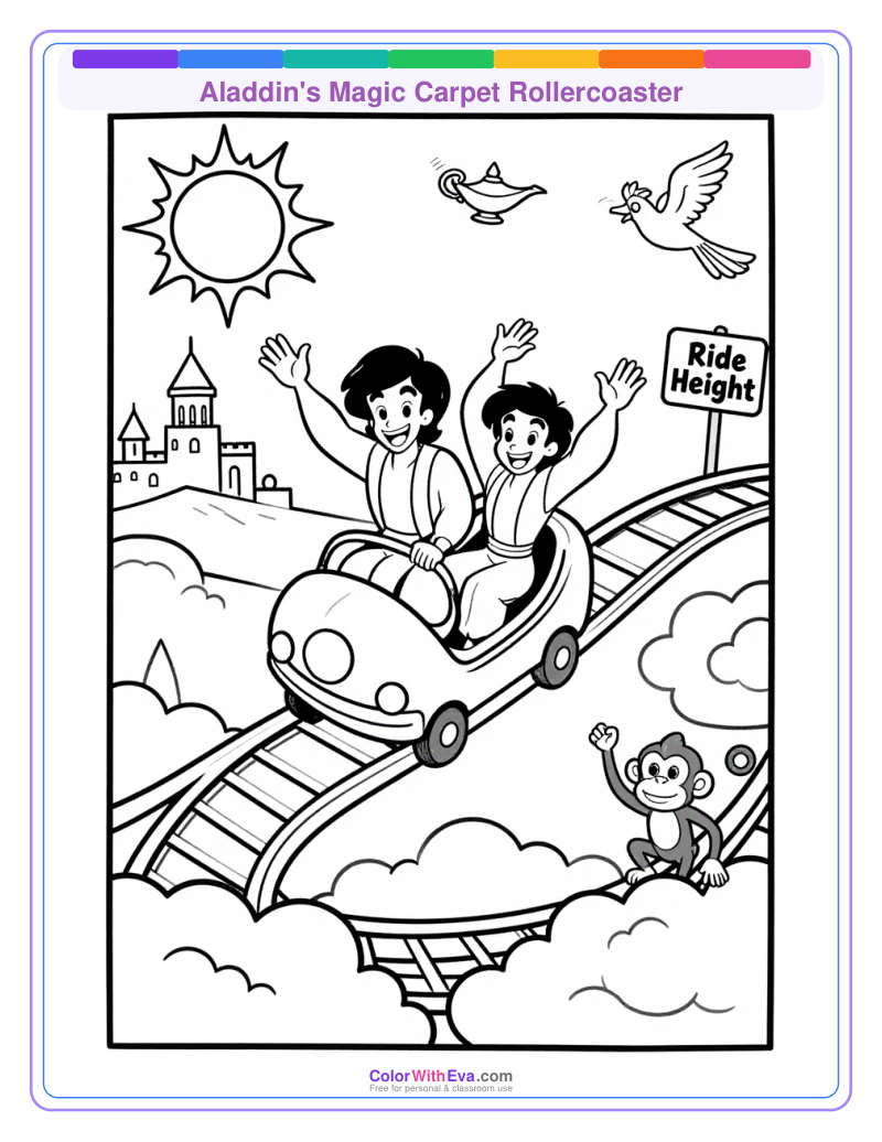 Aladdin's Magic Carpet Rollercoaster thumbnail