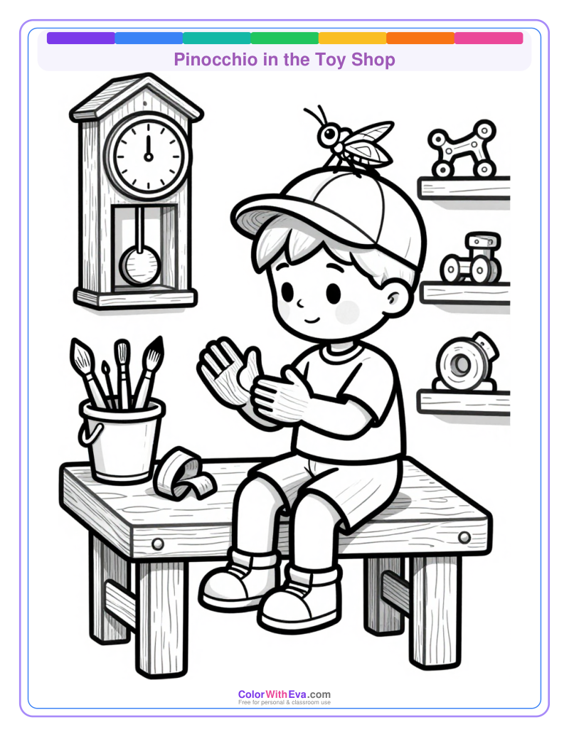 Pinocchio in the Toy Shop preview