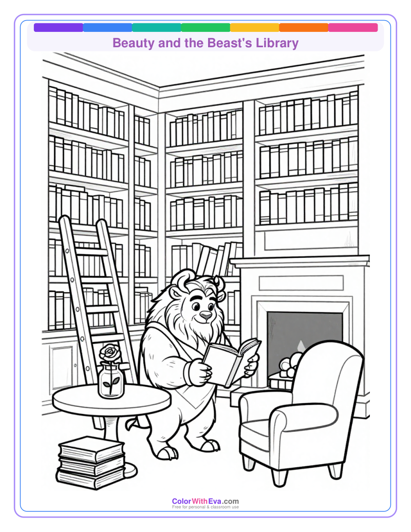 Beauty and the Beast's Library preview