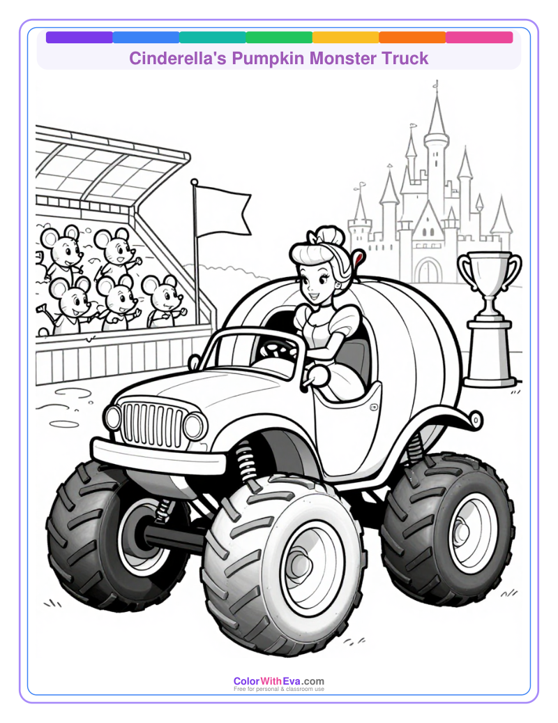 Cinderella's Pumpkin Monster Truck thumbnail