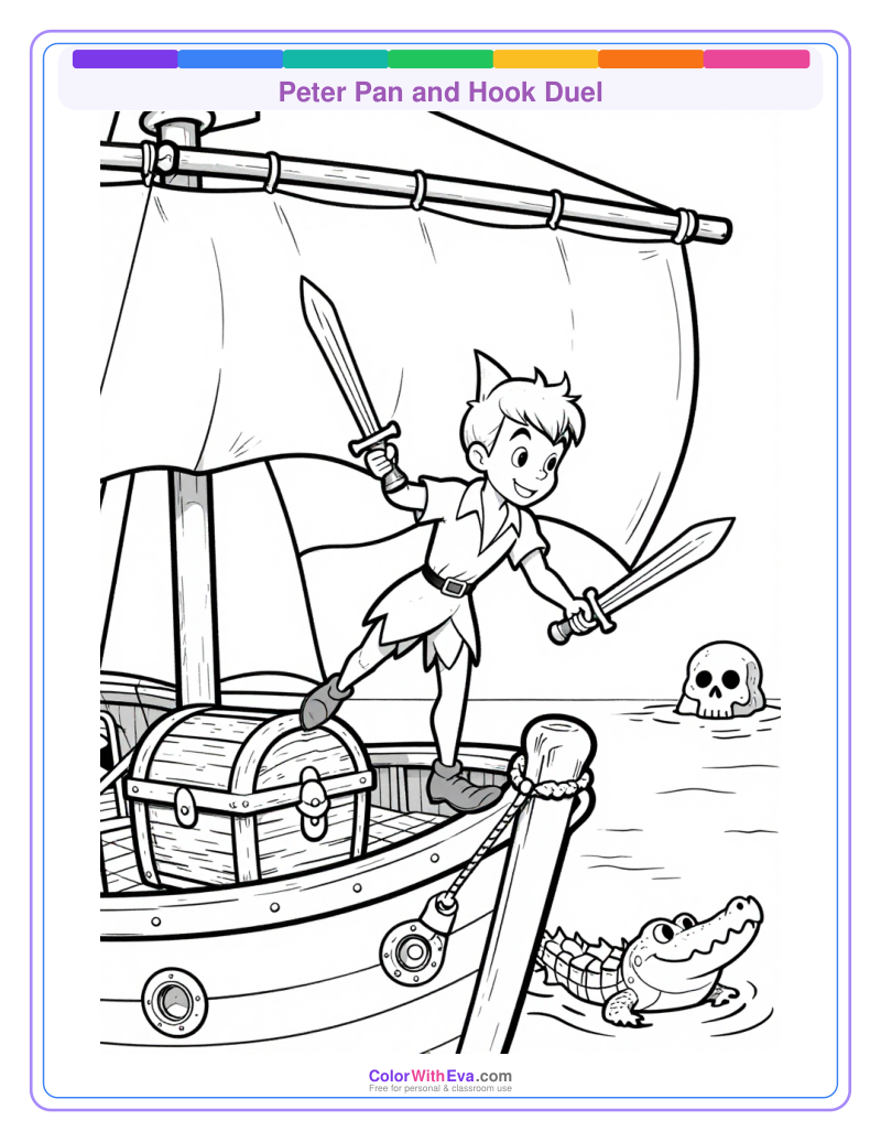 Peter Pan and Hook Duel preview