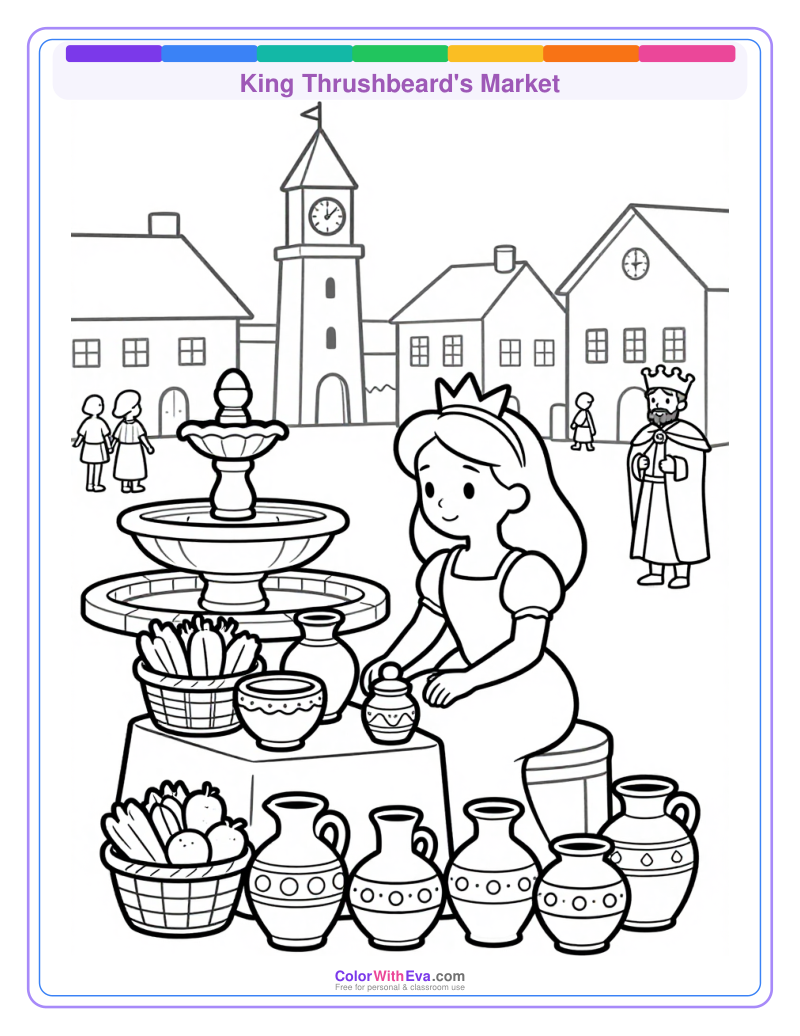 King Thrushbeard's Market preview