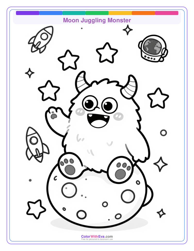 Moon Juggling Monster preview