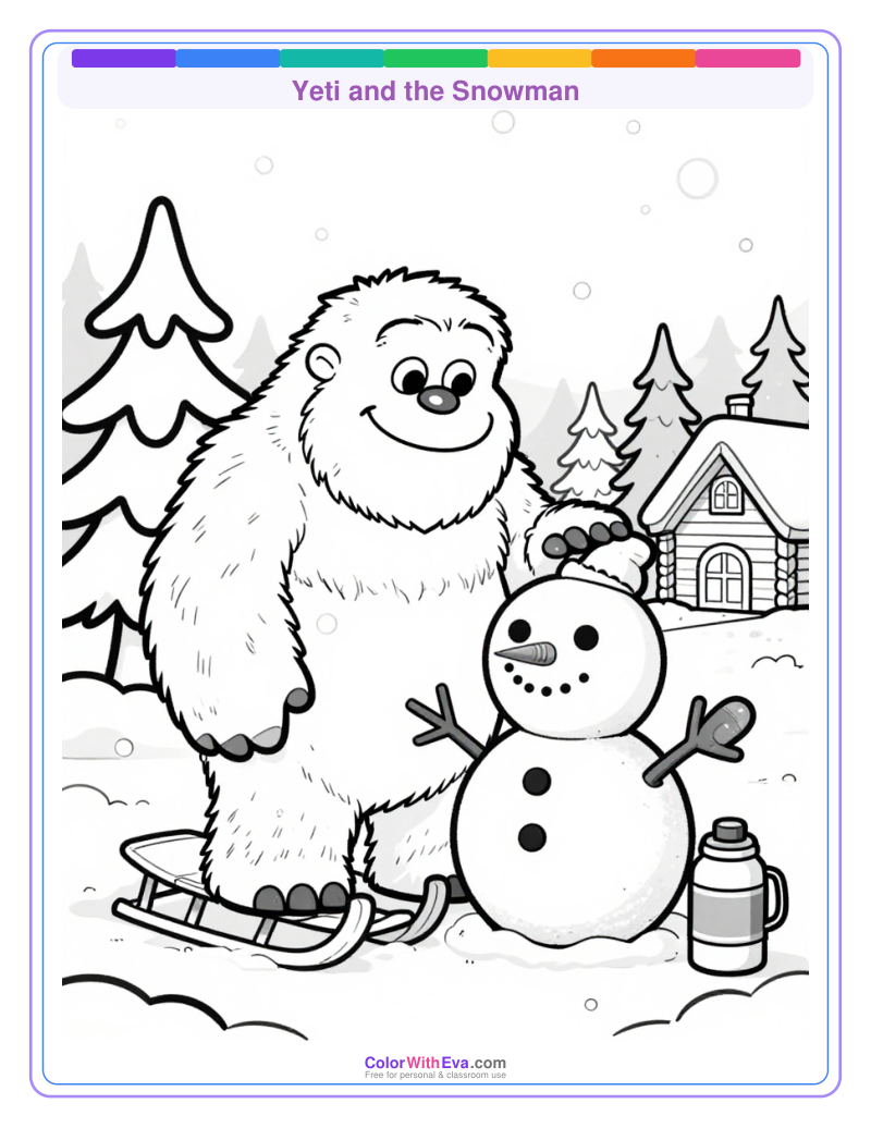 Yeti and the Snowman preview
