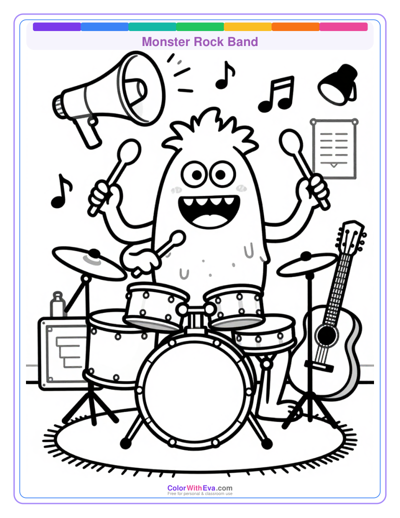 Monster Rock Band preview