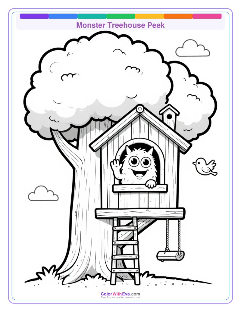 Monster Treehouse Peek preview