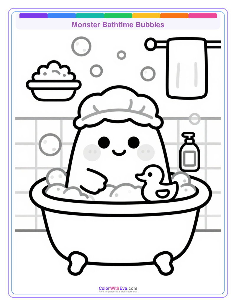 Monster Bathtime Bubbles preview