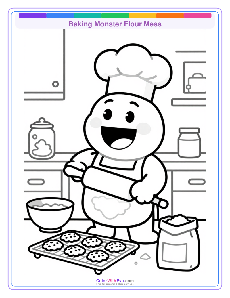 Baking Monster Flour Mess preview