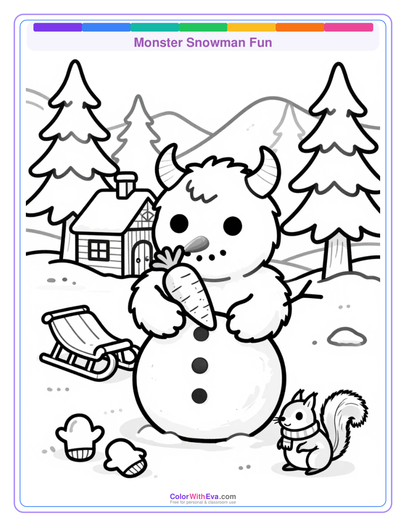 Monster Snowman Fun thumbnail