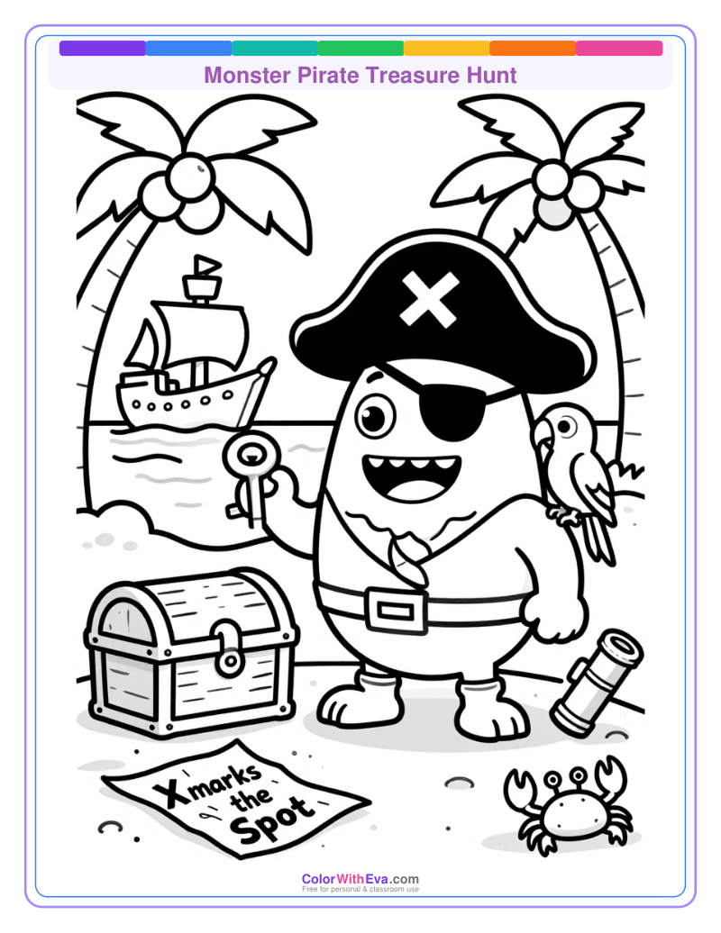 Monster Pirate Treasure Hunt thumbnail